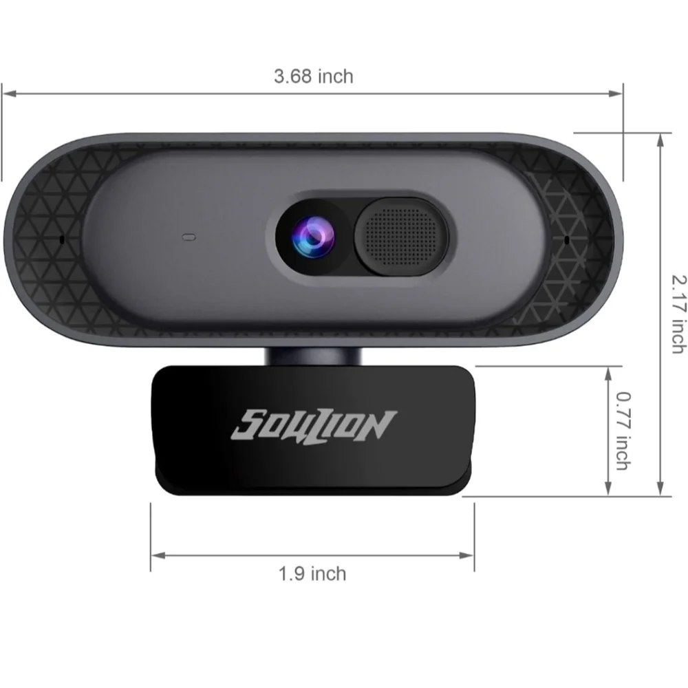 HD Webcam with Privacy Cover